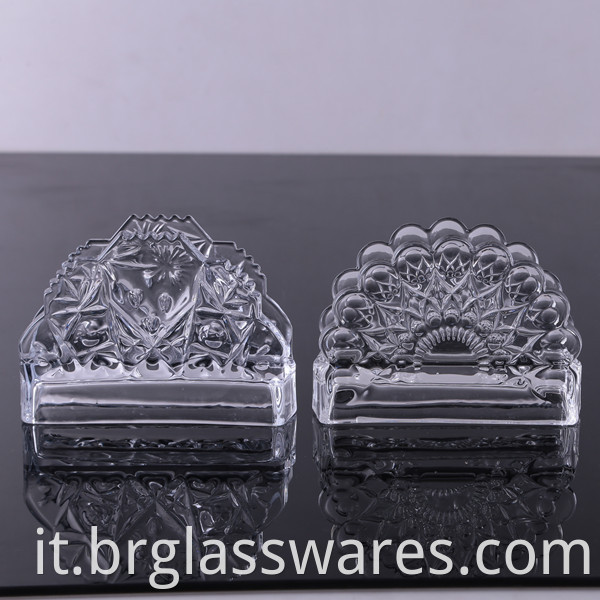 crystal glass napkin holder 3